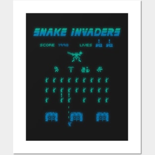 Snake Invaders Posters and Art
